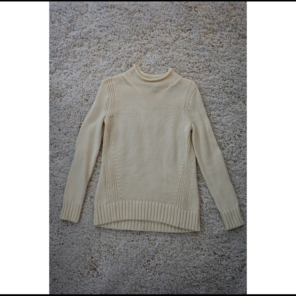 J Crew Cream Knitted Pullover